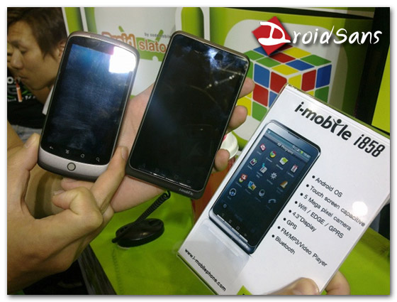 เทียบกันจะจะ i858 ปะทะ Nexus One ใครใหญ่กว่ากัน