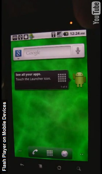 มาแล้ว Android 2.2 Froyo พร้อม Adobe Flash!!
