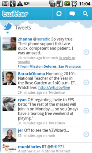 มาแล้ว Twitter Client บน Android จาก Twitter