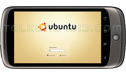 Nexus One กับการใช้งาน Ubuntu บนมือถือผ่าน VNC