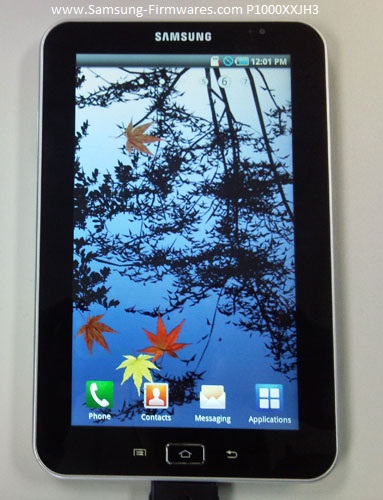 หลุดสเปค Samsung Galaxy Tab รัน Froyo 2.2 บน CPU 1GHz
