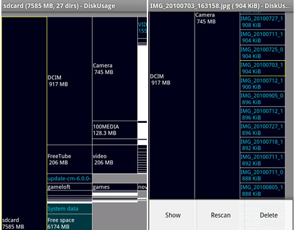 DiskUsage : มา scan hdd ของเรากันว่ามีอะไรอยู่บ้าง