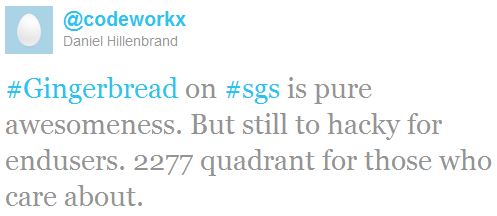 ค่า Quadrant ของ Gingerbread ในกาแลคซี่ เอส ทะลุเกิน 2200 !?