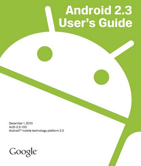 คู่มือ android 2.3 gingerbread มาแล้ว