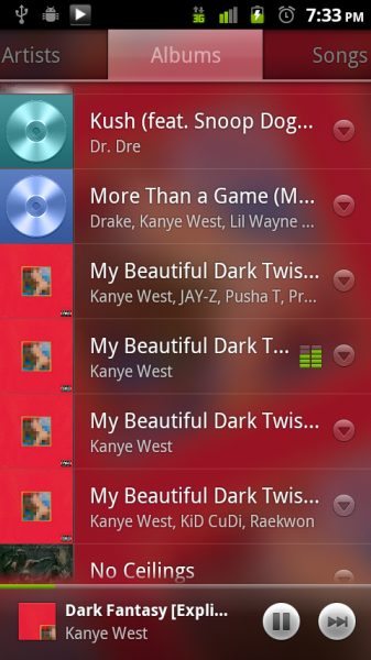 Music Player เมพ เวอร์ชั่น Honeycomb มาให้ลองกันแล้วค้าบบบ !!!
