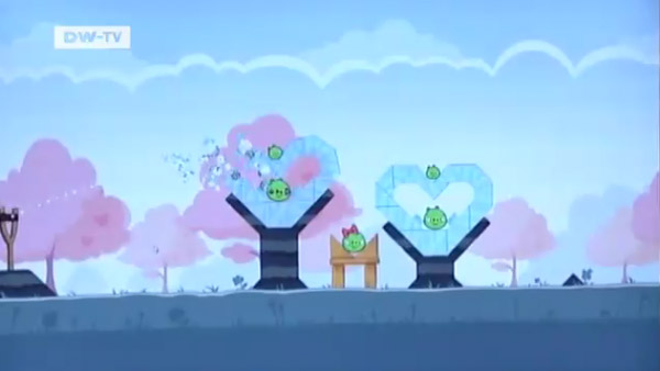 นกกับหมูในวันแห่งความรัก เกม Angry Birds เวอร์ชั่นต้อนรับวันวาเลนไทน์กำลังจะมา !!