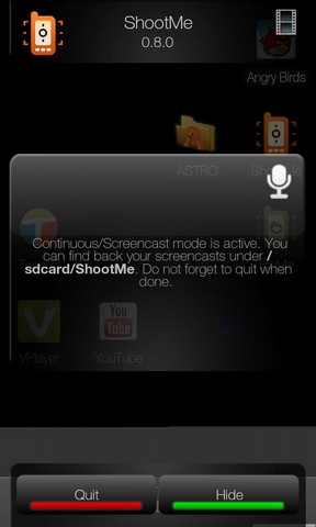 ShootMe : ออกอัพเดทเพิ่มความสามารถด้าน Screen Cast