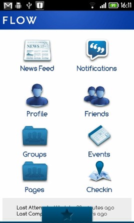 อยากเช็คอินบน Facebook? Flow for Facebook มีคำตอบให้ครับ ^^