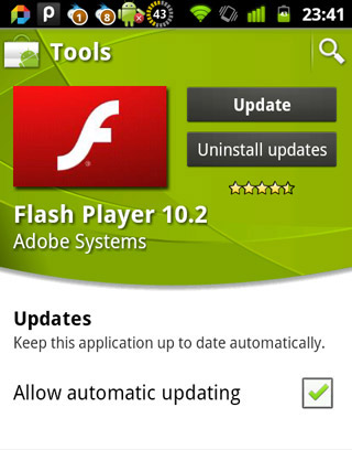 มาแล้วฮะ Flash Player 10.2 สำหรับชาวแอนดรอยด์!!