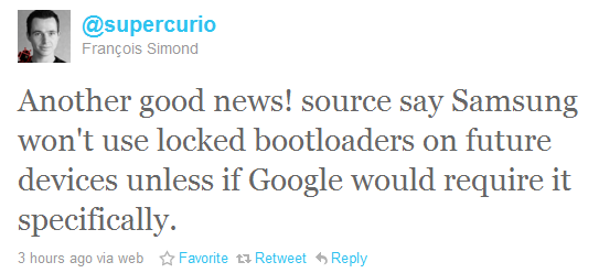 Samsung เตรียมปลดล๊อค Boot Loader อีกราย [เพิ่มเติม-มันไม่เคยล๊อคอยู่แล้ว]