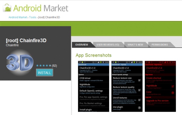 กำแพง Tegra Zone โดนทลาย @chainfireXDA จัดให้อีกแล้วครับท่าน