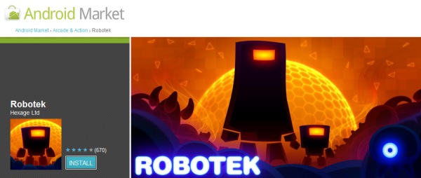 มาร่วมกันกอบกู้โลก กับกองทัพ android ไปกับ Robotek กันเถอะ