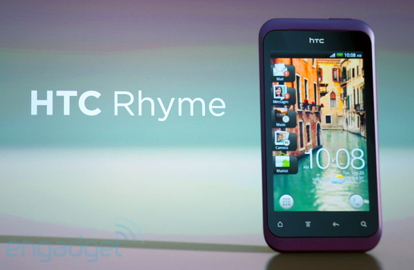 HTC เปิดตัว HTC Rhyme (ชื่อเก่า Bliss) อย่างเป็นทางการแล้ว!