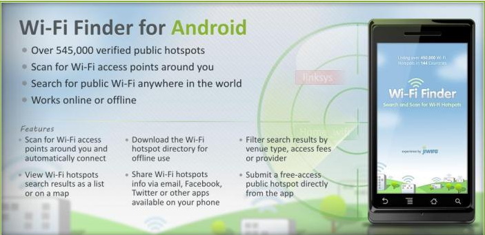 3G ก็แพง EDGE ก็อืด หา WIFI ใช้ฟรี กับ WIFI Finder กันดีกว่า