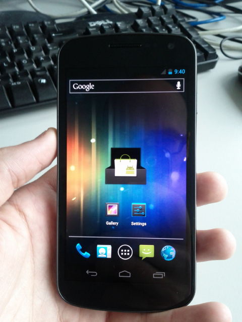 ของจริง Galaxy Nexus พร้อม Ice Cream Sandwich