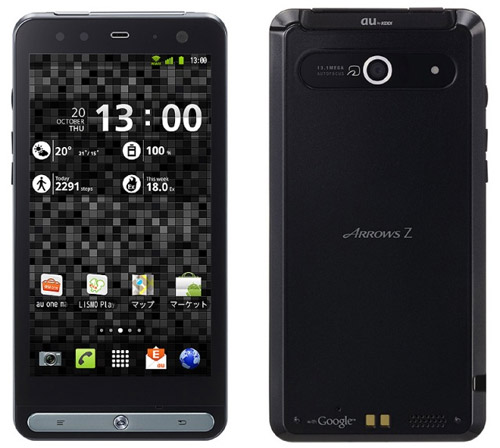 Fujitsu ควงแขน Toshiba ออก ARROWS Z มือถือแอนดรอยด์กันน้ำ กล้อง 13 ล้าน