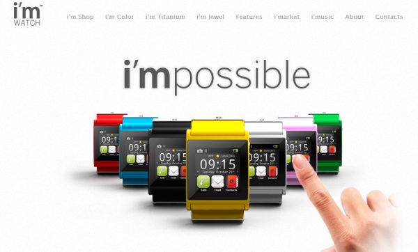นาฬิกาขบวนการ 5 สีมาแล้ว กับ i’mWatch android Smart Watch
