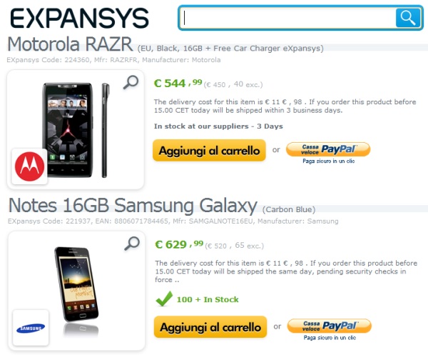 น้ำยังไม่ลด ก็ทยอยผุดกันแล้ว คลิป Droid RAZR และแกะกล่อง Galaxy Note