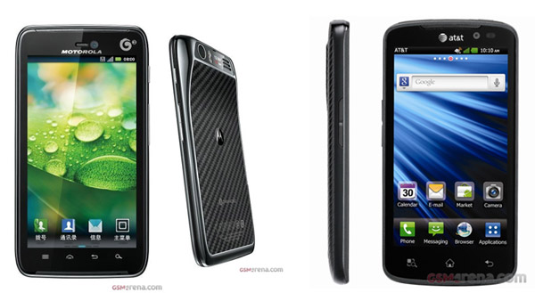 มือถือหน้าจอ 720p โผล่อีก 2 รุ่น Motorola MT917 และ LG Nitro HD