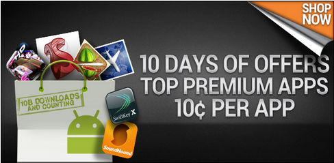 [08/12/2011] มาแล้วรายชื่อแอพพ์ราคา 3 บาทจากกิจกรรม Android Market ฉลองยอดดาวน์โหลด 1 หมื่นล้าน