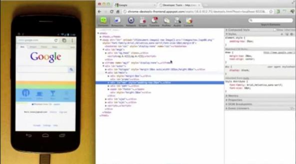 [Geek] นักพัฒนาเว็บบน Android ได้เฮเมื่อ Google Chrome บน Android มี Remote Developer Tool ให้ใช้