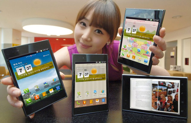 LG เปิดตัวอย่างเป็นทางการ Optimus Vu มือถือจอ 5 นิ้วพร้อมปากกา