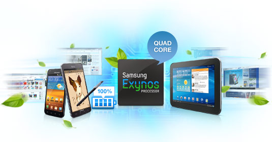 Samsung เปิดตัวชิปประมวลผล Quad Core ตระกูล Exynos 4 Quad อย่างเป็นทางการ