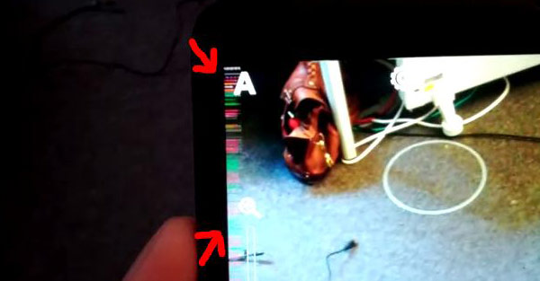 HTC One X ขอมีปัญหาเบาๆด้วย ถ่ายรูปแล้วจอขึ้นเส้นตรงขอบ