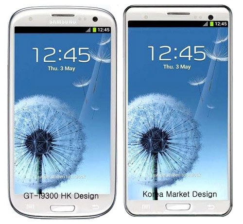 หลุดภาพ Press Shot มือถือ Galaxy S3 LTE ของเกาหลี หน้าตาสไตล์ Galaxy S