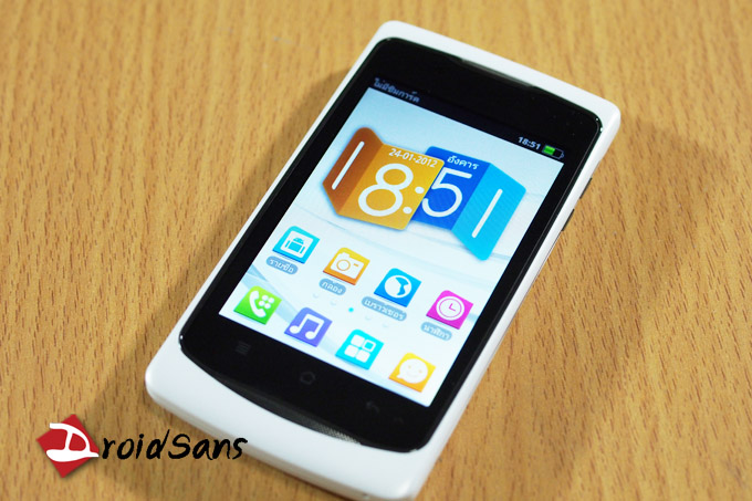 DroidSans Preview : OPPO Find my Guitar (R8015) 2 ซิม กล้อง 5 ล้าน 3G ทุกเครือข่าย