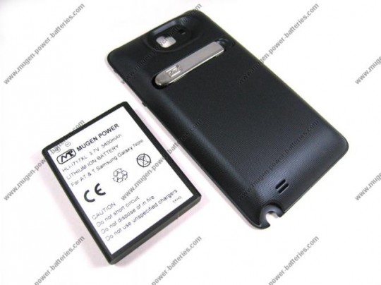 Galaxy Note แบต 2500 mAh ยังไม่พอ? Mugen จัดให้ เอาไปเลยแบตเตอรี่ 5400 mAh !
