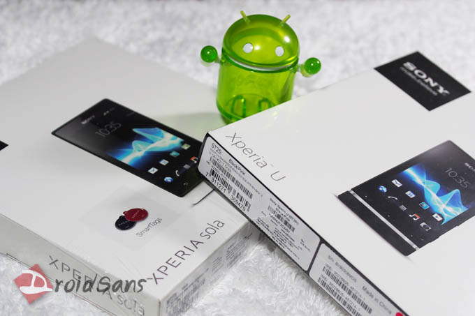 DroidSans Unbox : เปิดผนึก Xperia U และ Xperia Sola พี่น้อง dual-core ควงคู่