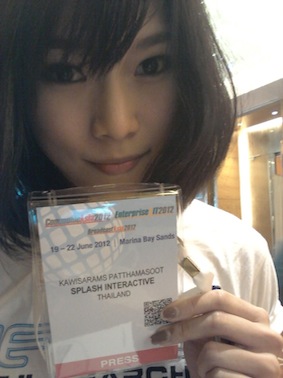 ไปงาน Communic Asia 2012 กับกวิสรากันนะคะ