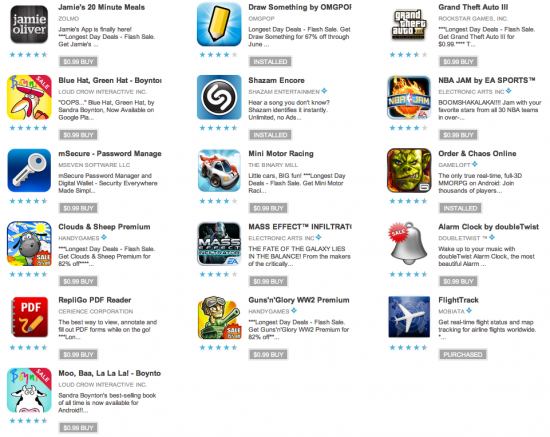 Google จัดแคมเปญ Longest Day Deals ลดราคาแอพดังเหลือเพียง $0.99