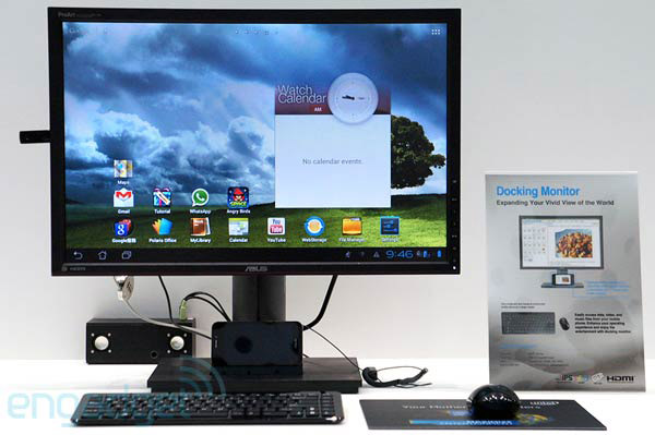 ASUS เปิดตัว Docking Monitor ชุดจอพร้อม Dock สำหรับต่อ ASUS Padfone ออกจอคอมพ์