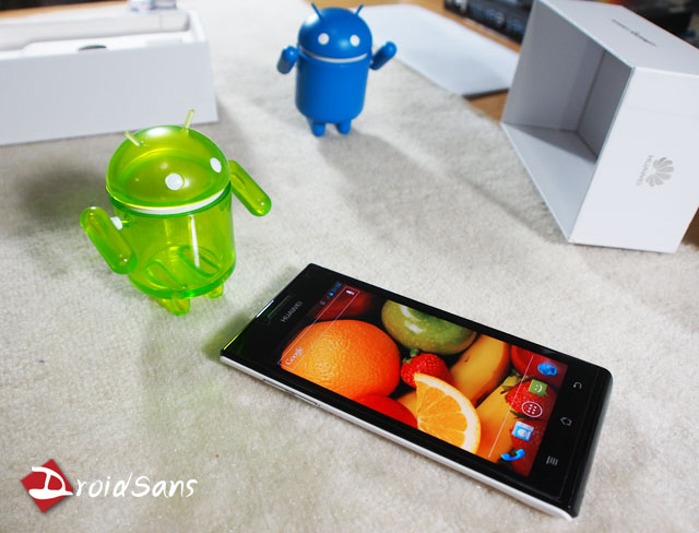 DroidSans Review : รีวิว Huawei Ascend P1 (U9200) บาง เงา เบา แรง