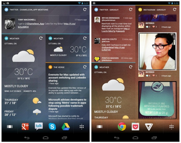 Chameleon Launcher เวอร์ชั่น Beta โผล่มาแล้วบน Play Store สำหรับผู้สั่งจองล่วงหน้าเท่านั้น