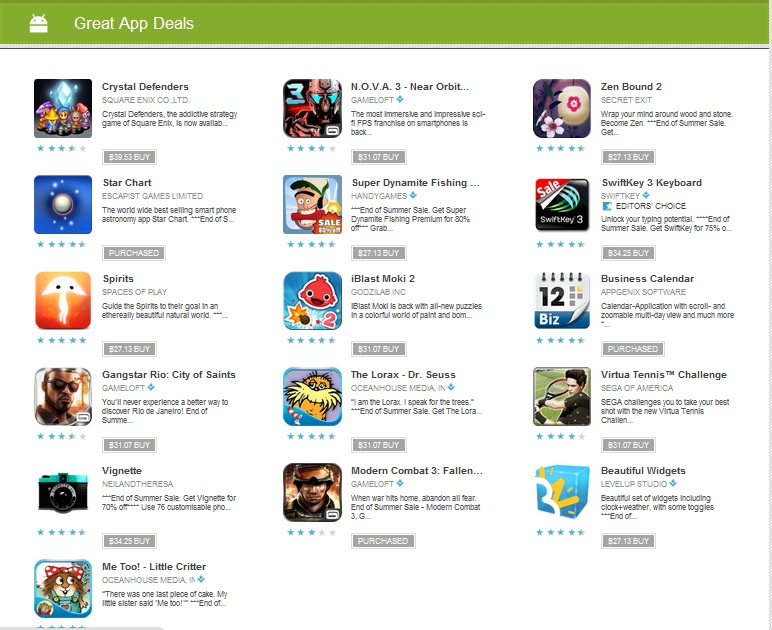 กลับมาอีกครั้งกับเทศกาลลดราคา APP ในช่วง End of Summer Sale