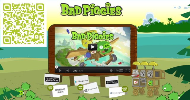 หมูลงสนามจริง Bad Piggies พร้อมให้ download กันแล้วจ้า