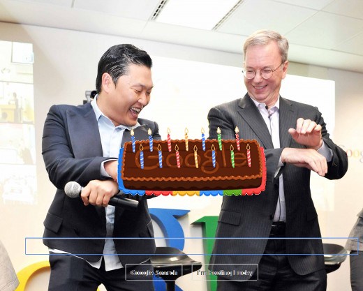 Happy birthday Google Gangnam Styles