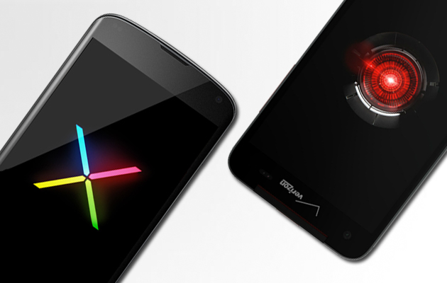 2 เทพปะทะกันแล้ว เมื่อ Nexus 4 ชนกับ Droid DNA