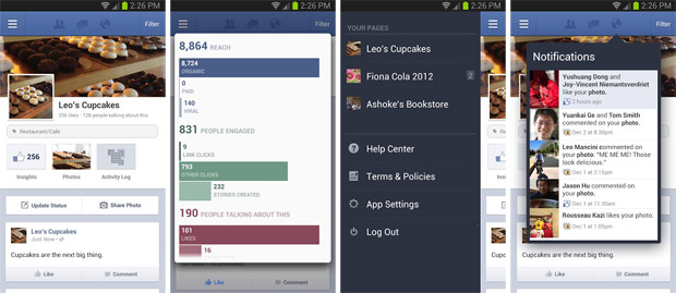 Facebook เดินหน้าลุยมือถือต่อ ปล่อยแอพฯ Pages Manager ให้ผู้ดูแลเพจใช้งาน