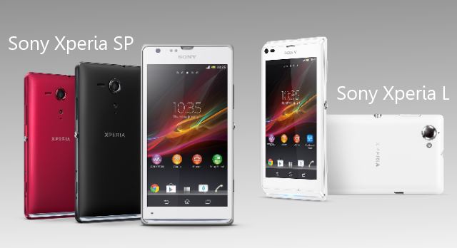 Sony เปิดตัว Xperia SP และ  Xperia L ลุยตลาดกลาง