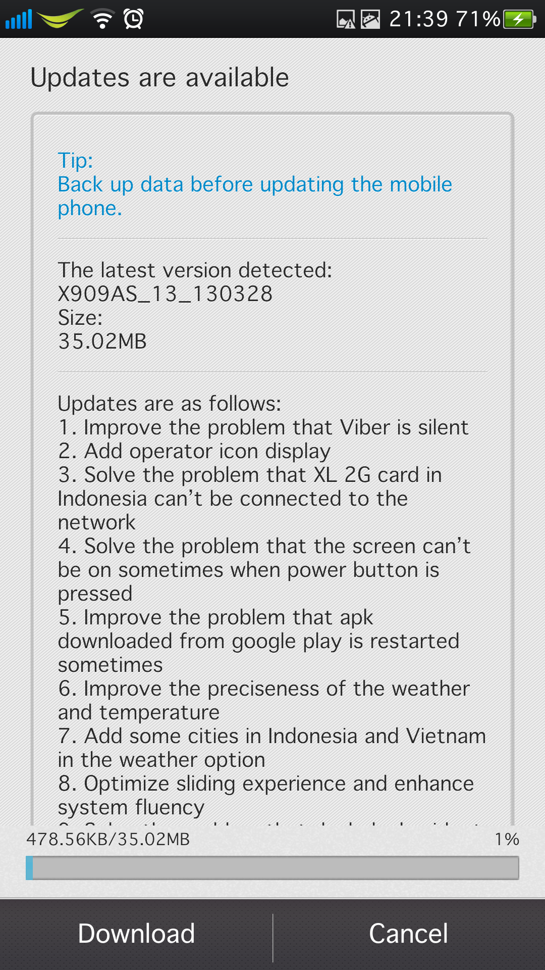 Oppo Find 5 ออก update แก้จอมืด