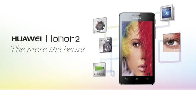 มาแล้ว Huawei Honor 2 สมาร์ทโฟน quad-core ราคาไม่ถึงหมื่นบาท