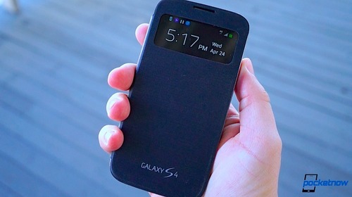 S View Cover เคสฝาพับสุดเจ๋งสำหรับ Samsung Galaxy S4