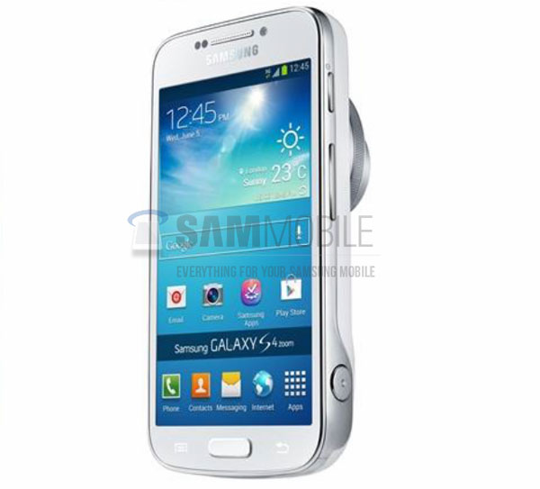 Galaxy S4 Zoom กล้องแอนดรอยด์โทรศัพท์ได้เผยโฉมแล้ว มันคือ S4 mini รวมร่างกับกล้องเลนส์ซูม