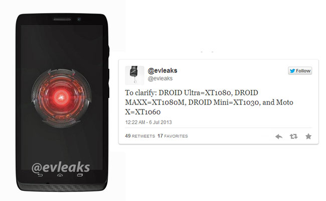 เผยภาพแรก Motorola DROID MAXX จากเจ้าพ่อภาพหลุด evleaks
