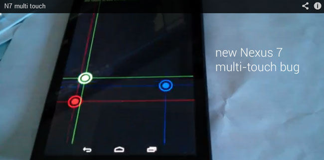 new Nexus 7 เจอปัญหา ผู้ใช้หลายคนรายงานระบบมัลติทัชเพี้ยน