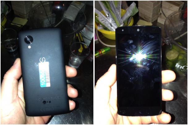 หลุดมาทั้งยวง ทั้งภาพ ทั้งวิดีโอ ของ LG Nexus 5 เนื่องจากมีคนจงใจลืมไว้ที่บาร์ ?